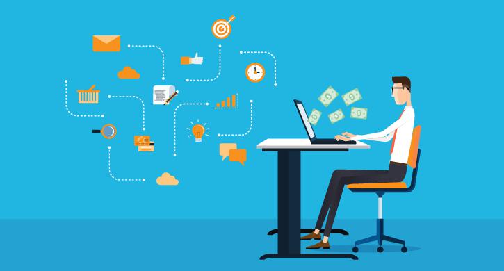 Combinaison de différents types de commerce