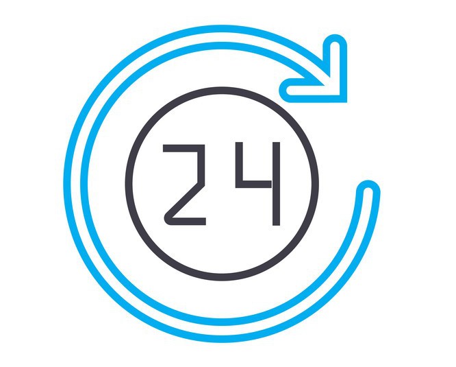 24 heures par semaine