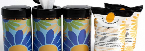 lingettes humides pour l'optique