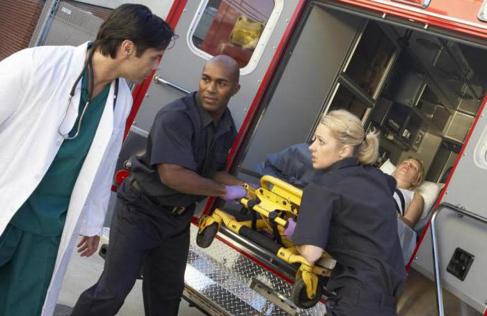 plainte de l'équipe d'ambulance