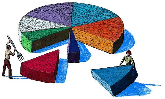 how is consumer credit divided in a divorce