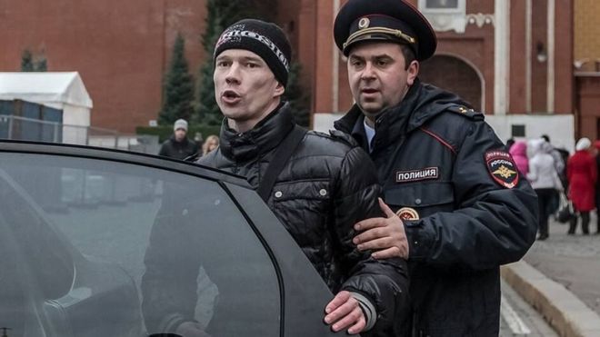 The arrest of Ildar Dadin