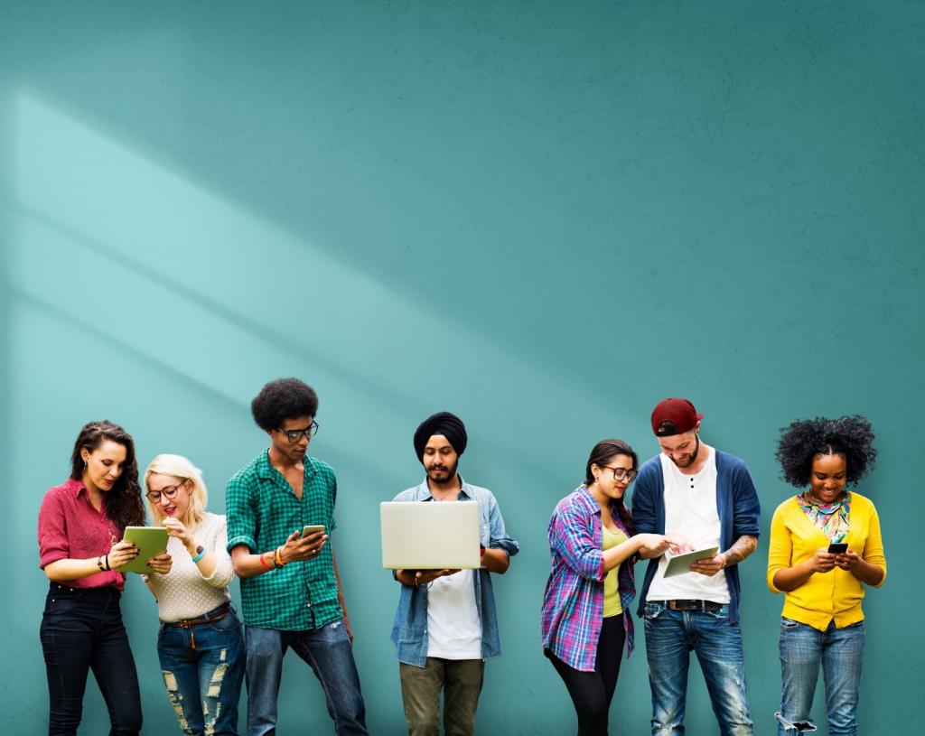 Étudiants dans une université