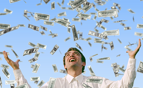 which lottery are most often won