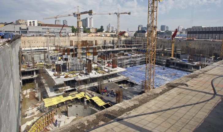 Construction de la ville de Moscou