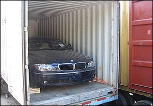 La voiture est dégagée