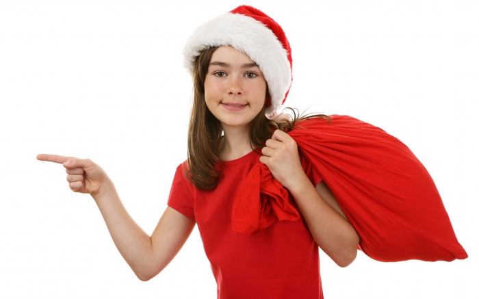 Santa Claus et Snow Maiden en affaires