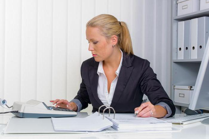 calculs comptables avec des personnes responsables