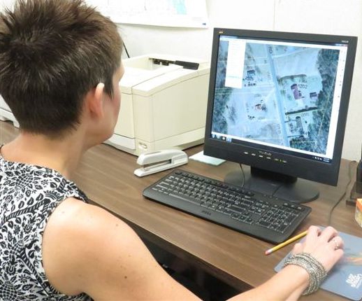 carte du nombre cadastral de terrains