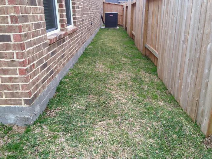 servitudes sur un échantillon de terre