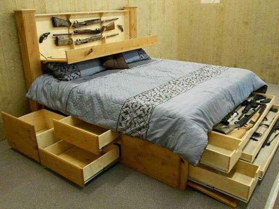 stockage imprudent des armes à feu créant des conditions