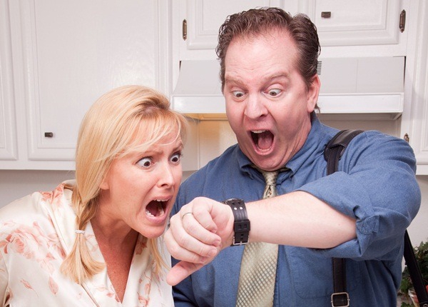 punition pour être en retard au travail