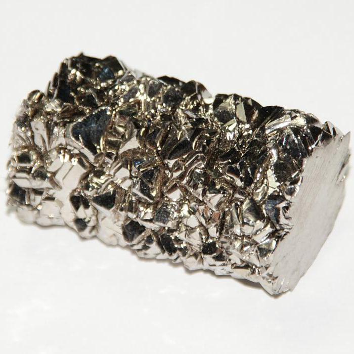 Liste des noms des métaux non ferreux