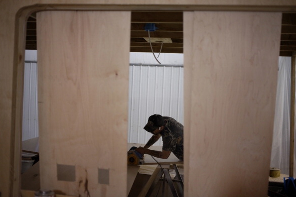 Production de doublure en bois