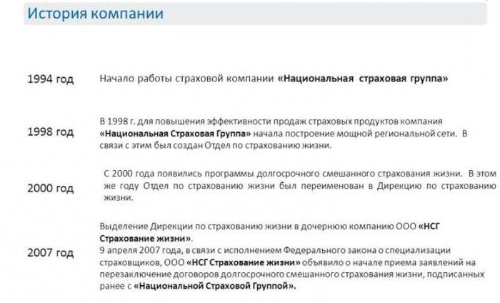 nsg life insurance saint petersburg