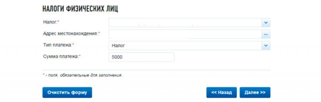 Paiement des taxes en ligne