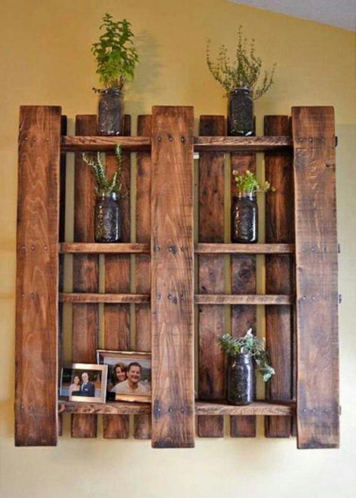 production de meubles à partir de palettes