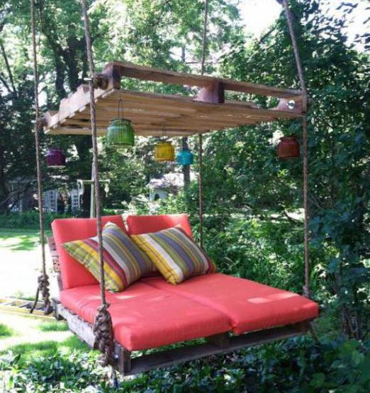 production de meubles à partir de palettes