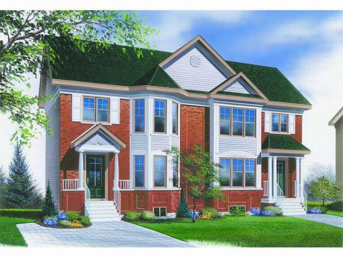 projets de maison de deux familles