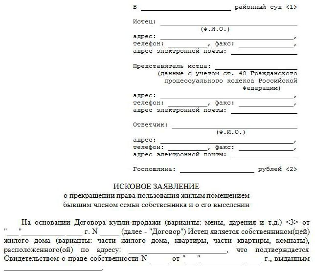 décision d'expulser de l'appartement