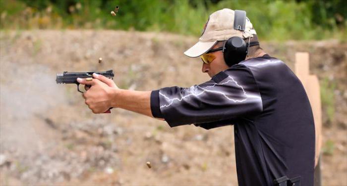 mesures de sécurité lors du tir d'armes