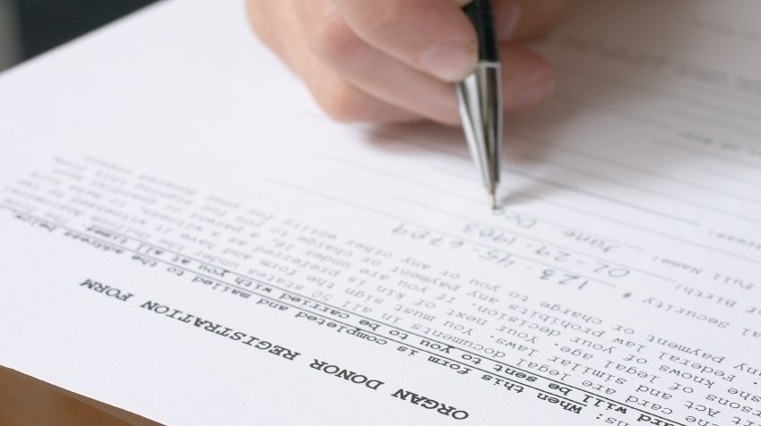 Consentement à la donation