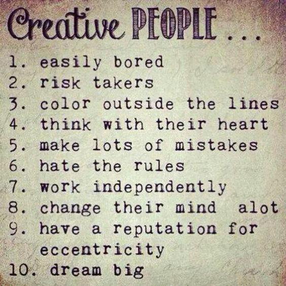 creative person is
