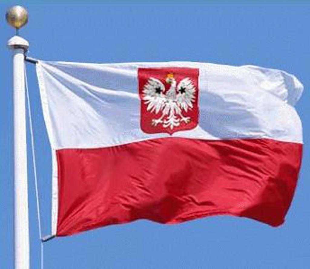Drapeau de la pologne