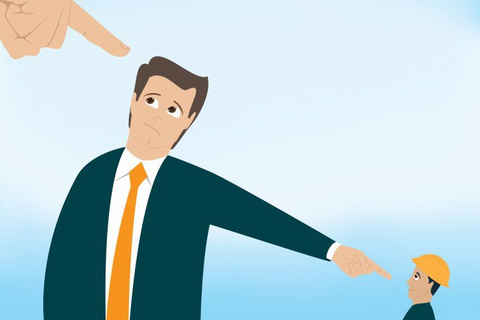 délégation de pouvoir dans un exemple d'organisation