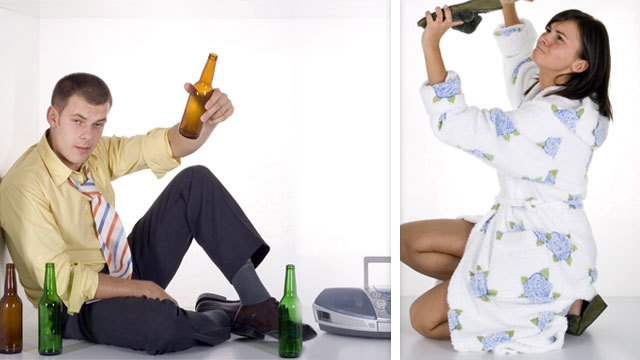 un voisin d'en bas écoute de la musique