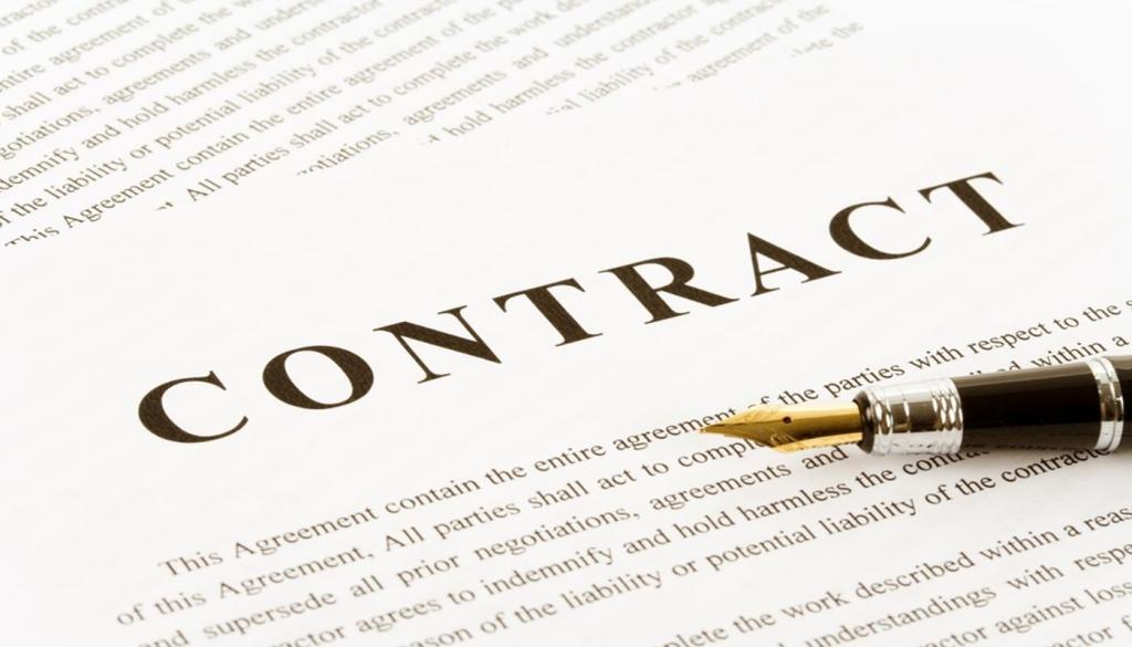 Conditions de paiement dans le cadre d'un contrat de service