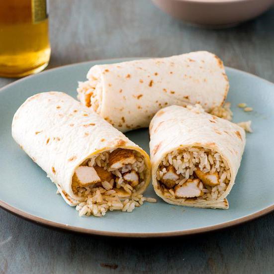 recette de burrito avec des photos à la maison, étape par étape