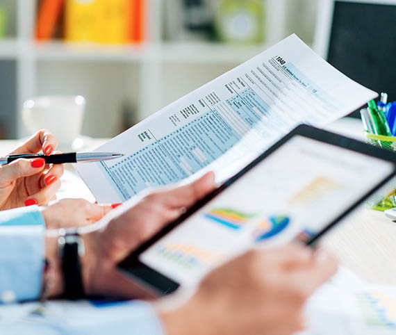 Reporting graphique et texte