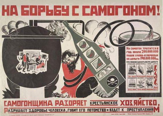 production de responsabilité moonshine dans la Fédération de Russie