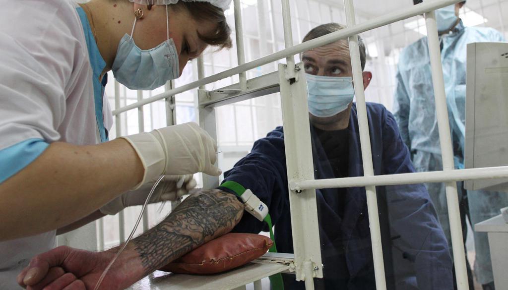 inspection d'un prisonnier