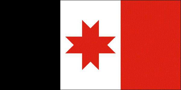 Drapeau de la République d'Oudmourtie.