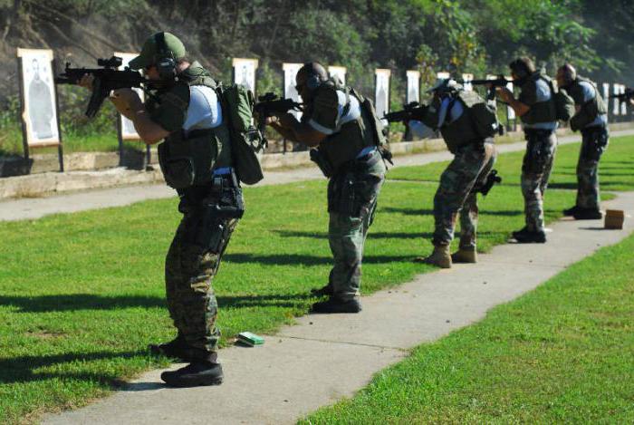 mesures de sécurité lors des tirs d'armes légères