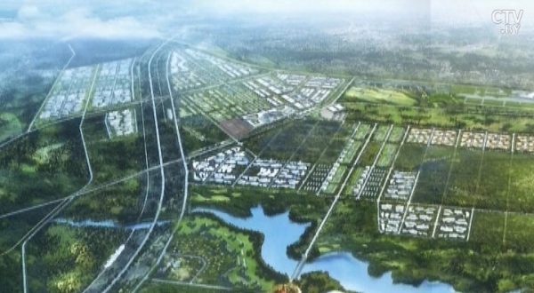 Grand parc industriel de pierre