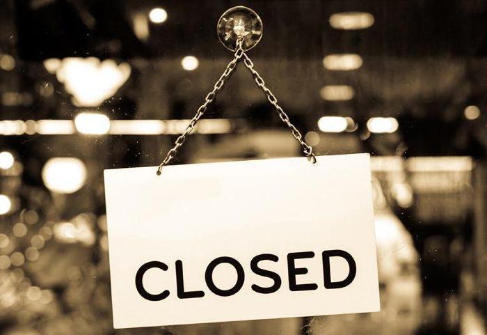 renvoi dans le cadre de la liquidation de l'unité