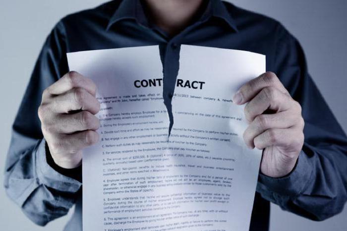 avis de refus d'exécuter le contrat