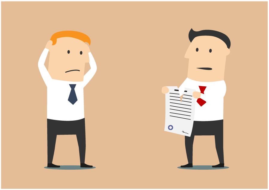 refus de résilier le contrat unilatéralement