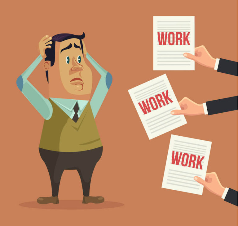 Les travaux considérés comme des heures supplémentaires indiquent deux options pour la réponse.