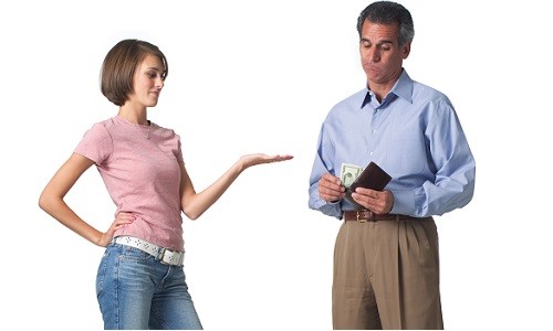 quand payer la pension alimentaire garder