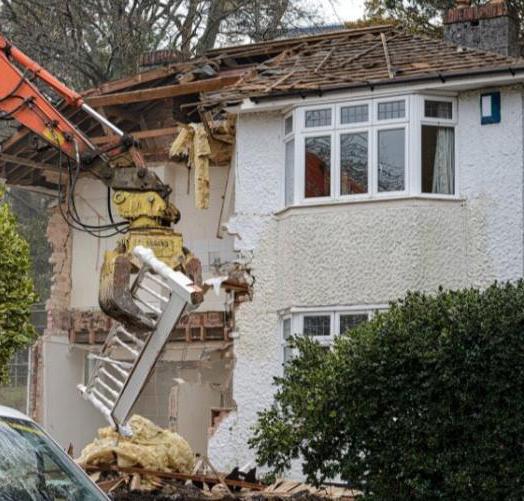 Démantèlement de la maison