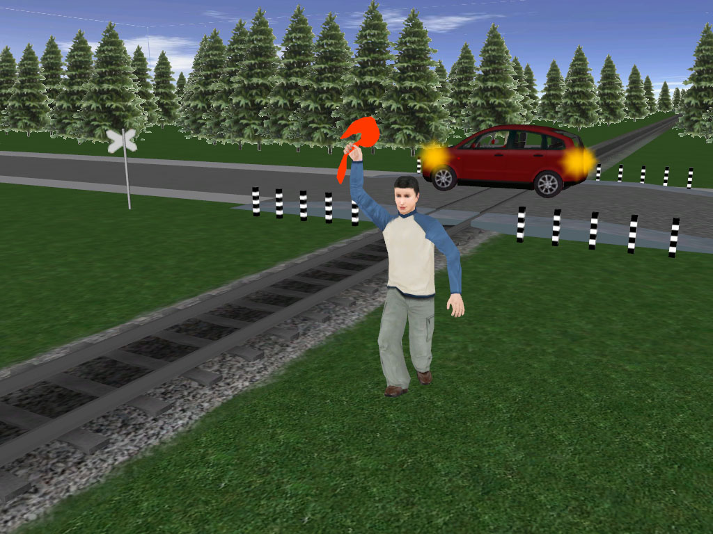 Arrêt forcé au passage à niveau