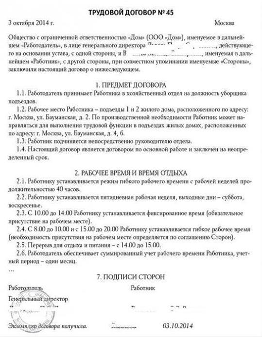 horaires de travail flexibles