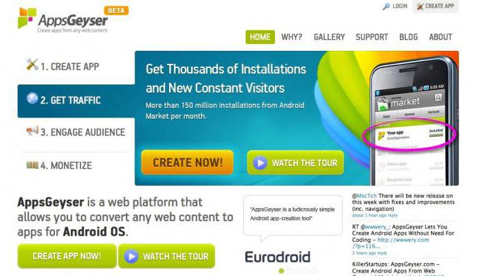 how to create a mobile android application on your own