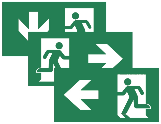 escalier d'évacuation