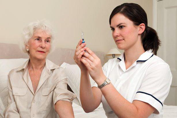 patronage d'une infirmière