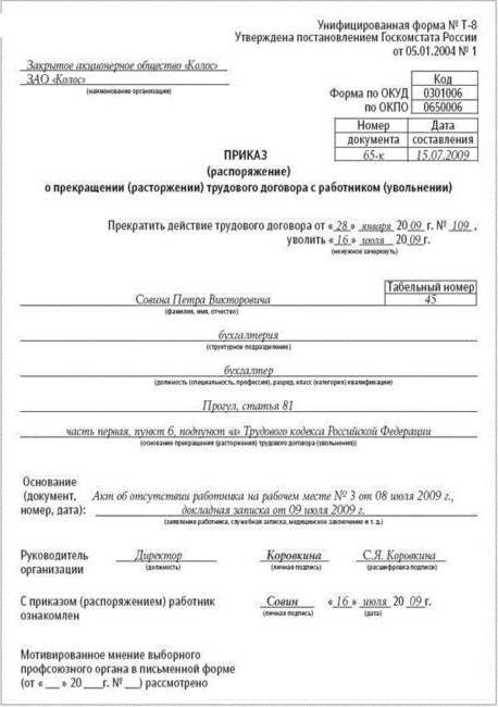 licenciement coupable d'un employé à l'initiative de l'employeur